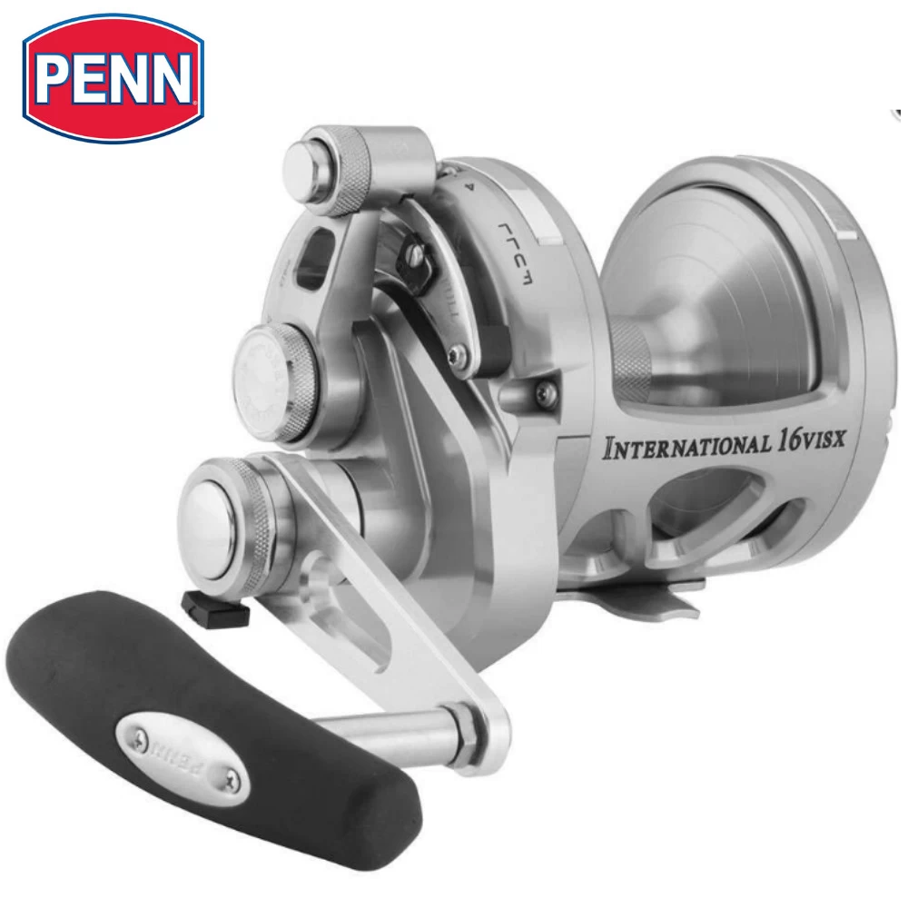 PENN Saltwater Conventional 2 Speed Reel International VI 16VISX Silver 3 PENN Saltwater Conventional 2 Speed Reel International VI 16VISX Silver