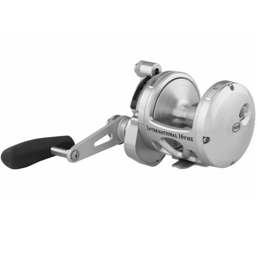 PENN Saltwater Conventional 2 Speed Reel International VI 16VISX Silver 4 PENN Saltwater Conventional 2 Speed Reel International VI 16VISX Silver - Afbeelding 2