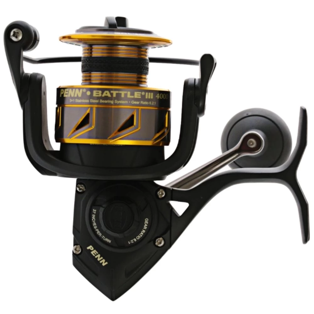 PENN Fishing Full Metal Body Spinning Reel BATTLE III 4000 5 PENN Fishing Full Metal Body Spinning Reel BATTLE III 4000 - Afbeelding 3