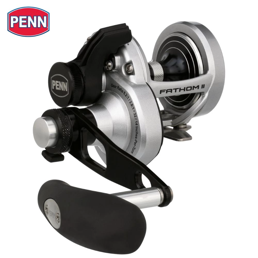 PENN Conventional 2-Speed Right-Handed Reel FATHOM II LEVER DRAG 30LD2 3 PENN Conventional 2-Speed Right-Handed Reel FATHOM II LEVER DRAG 30LD2