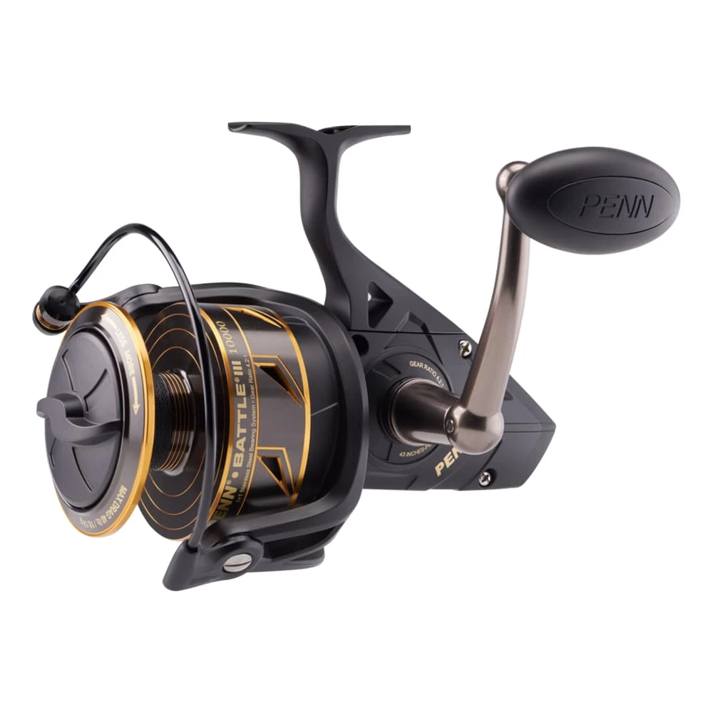 PENN Fishing Full Metal Body Spinning Reel BATTLE III 10000 8 PENN Fishing Full Metal Body Spinning Reel BATTLE III 10000 - Afbeelding 6