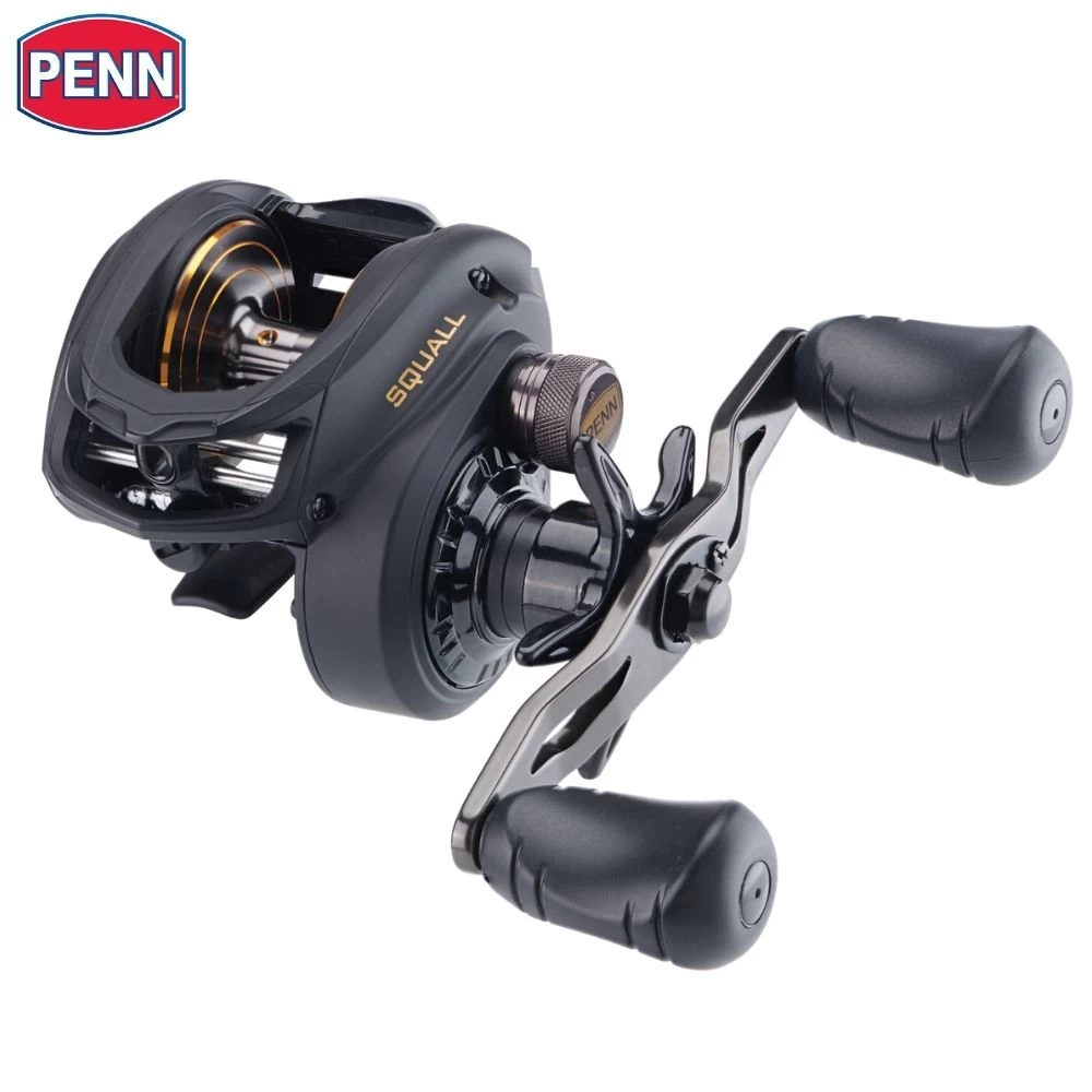 PENN Low Profile Baitcasting Lefthanded Reel SQUALL 300 LH 3 PENN Low Profile Baitcasting Lefthanded Reel SQUALL 300 LH
