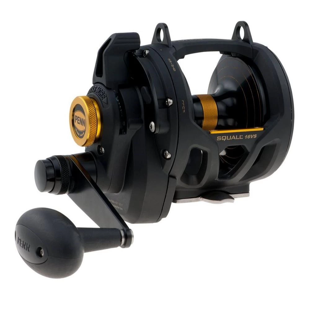 PENN Saltwater Game Fishing Conventional Lever Drag 2 Speed Reel SQUALL 16VSW 4 PENN Saltwater Game Fishing Conventional Lever Drag 2 Speed Reel SQUALL 16VSW - Afbeelding 2