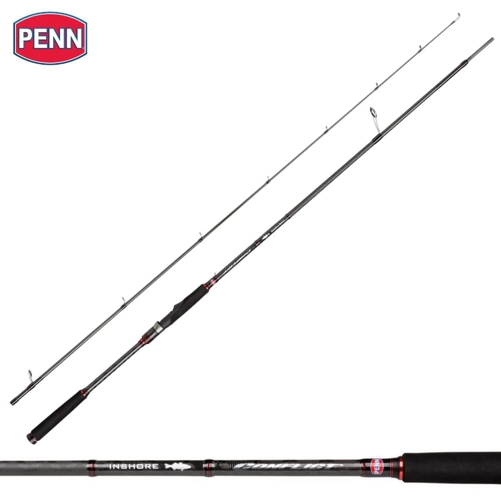 PENN Spinning Rod CONFLICT INSHORE 822MH 3 PENN Spinning Rod CONFLICT INSHORE 822MH