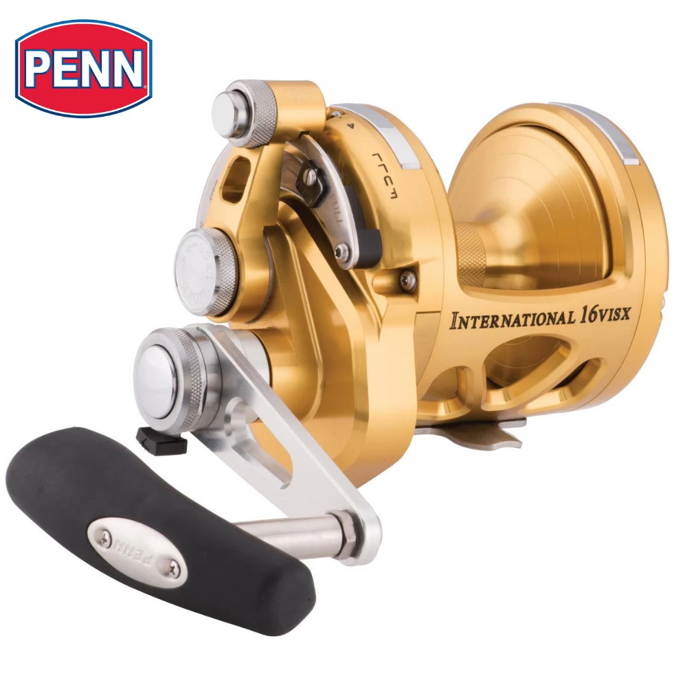 PENN Saltwater Conventional 2 Speed Reel International VI 16VISX Gold 3 PENN Saltwater Conventional 2 Speed Reel International VI 16VISX Gold