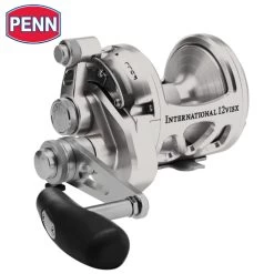 PENN Saltwater Conventional 2 Speed Reel International VI 12VISX Silver