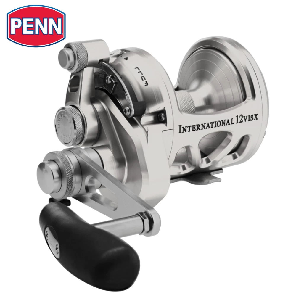 PENN Saltwater Conventional 2 Speed Reel International VI 12VISX Silver 3 PENN Saltwater Conventional 2 Speed Reel International VI 12VISX Silver
