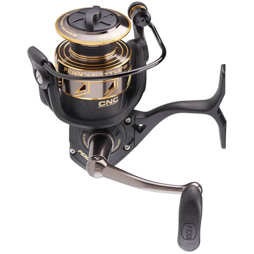 PENN Fishing Full Metal Body Spinning Reel BATTLE III 3000 4 PENN Fishing Full Metal Body Spinning Reel BATTLE III 3000 - Afbeelding 2