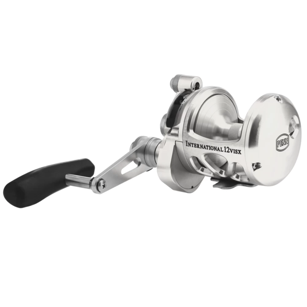 PENN Saltwater Conventional 2 Speed Reel International VI 12VISX Silver 4 PENN Saltwater Conventional 2 Speed Reel International VI 12VISX Silver - Afbeelding 2
