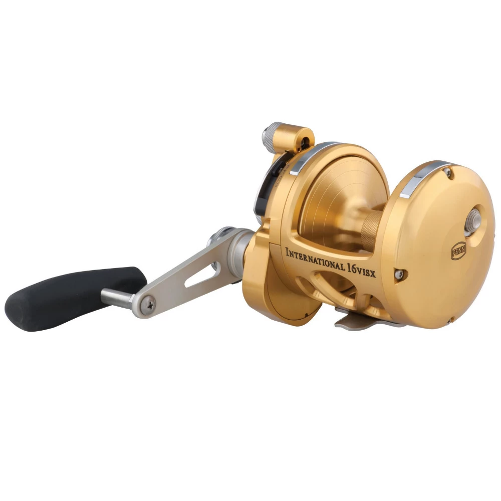 PENN Saltwater Conventional 2 Speed Reel International VI 16VISX Gold 4 PENN Saltwater Conventional 2 Speed Reel International VI 16VISX Gold - Afbeelding 2