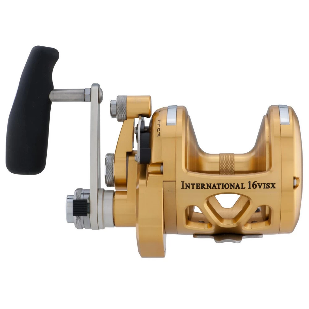 PENN Saltwater Conventional 2 Speed Reel International VI 16VISX Gold 5 PENN Saltwater Conventional 2 Speed Reel International VI 16VISX Gold - Afbeelding 3
