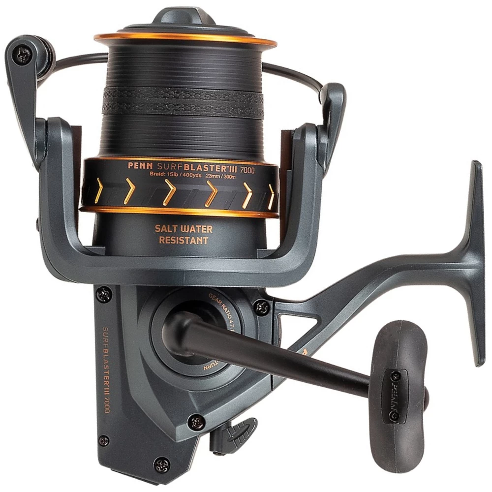 PENN Longcast Surf Spinning Reel SURFBLASTER III 7000LCEU 4 PENN Longcast Surf Spinning Reel SURFBLASTER III 7000LCEU - Afbeelding 2